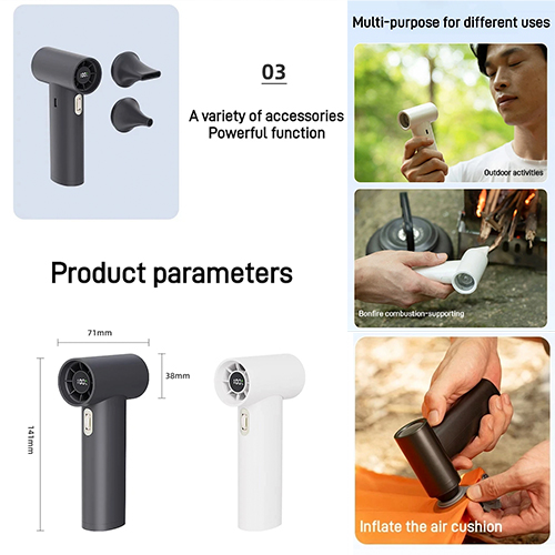 Portable Brushless High Speed Fan
