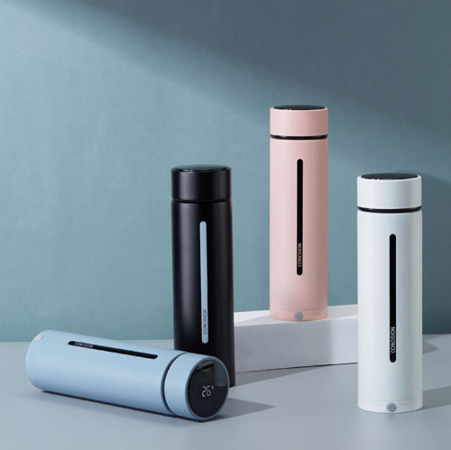Thermal Flask with Phone Stand